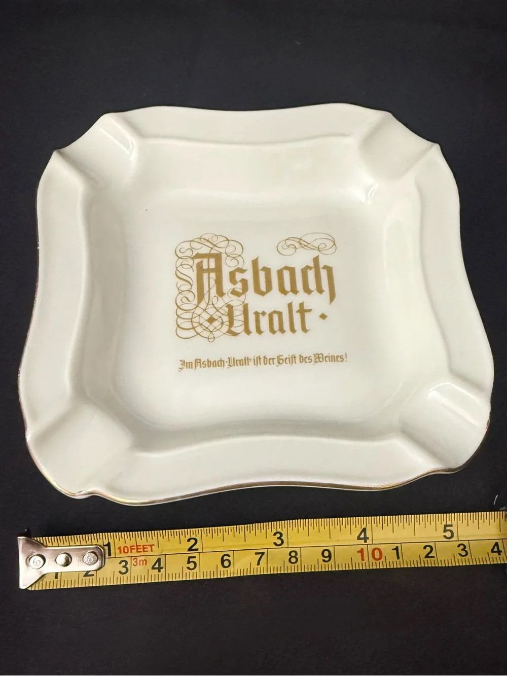 Asbach Uralt Cigar Ashtray 1955 - 1965